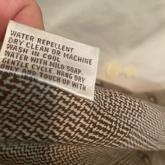 Evan Picone Vintage Fully Lined Trench Coat Size 16 - Picture 11 of 16